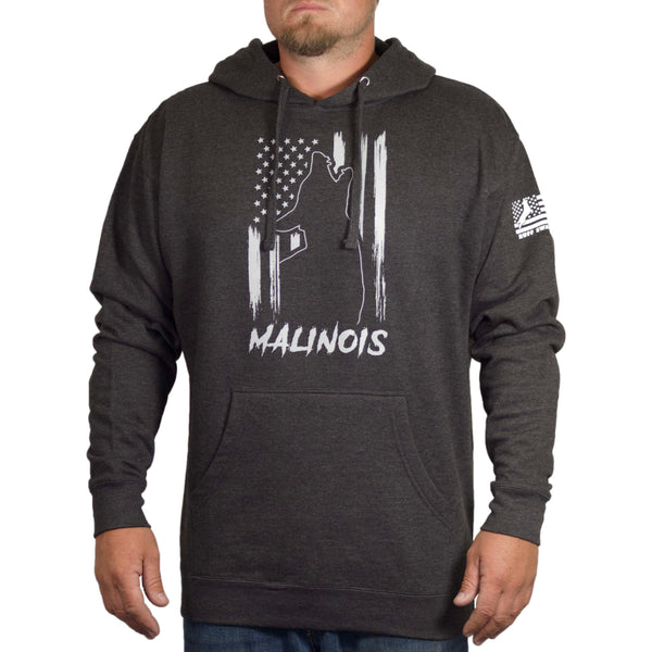 Ruff Swag Malinois Flag Hoodie