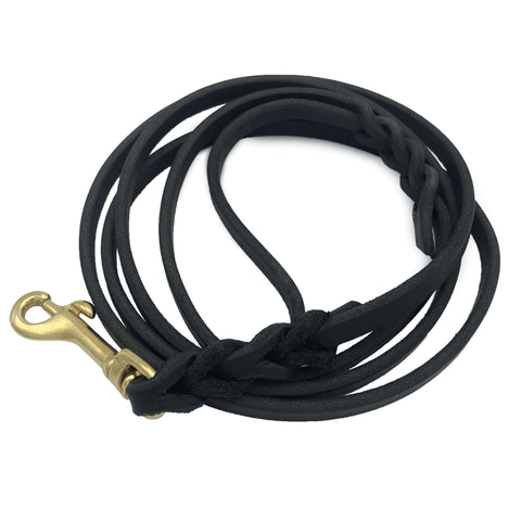 3/8" Premium Leather Leash