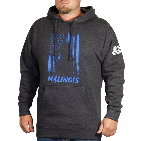 Ruff Swag Malinois Flag Hoodie