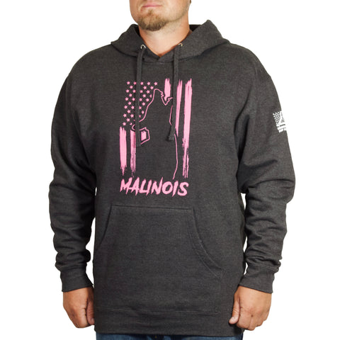 Ruff Swag Malinois Flag Hoodie